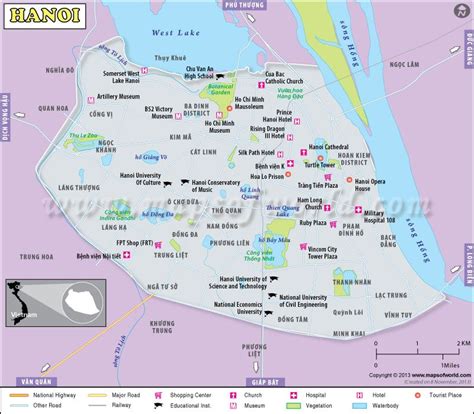 Hanoi Map, City Map of Hanoi, Vietnam | Hanoi, Map, Vietnamese history