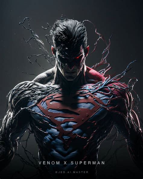 Venom X Superman, The Impressive Crossover Created By Artificial ...