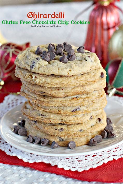 Ghirardelli Gluten Free Chocolate Chip Cookies - Can't Stay Out of the Kitchen