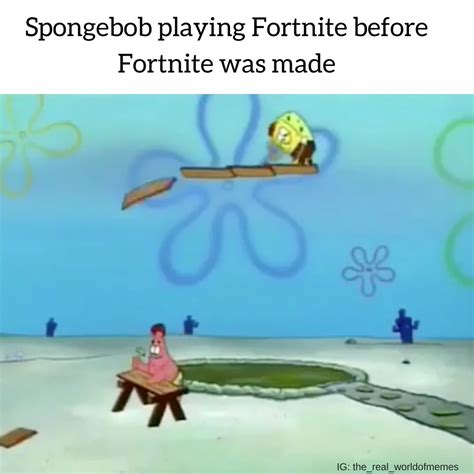 Spongebob playing Fortnite : r/BikiniBottomTwitter