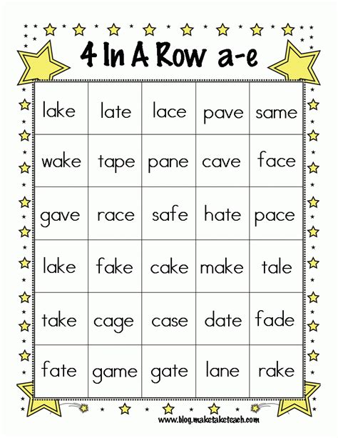 How To Teach Magic E Words - The Measured Mom | Silent E Printable ...