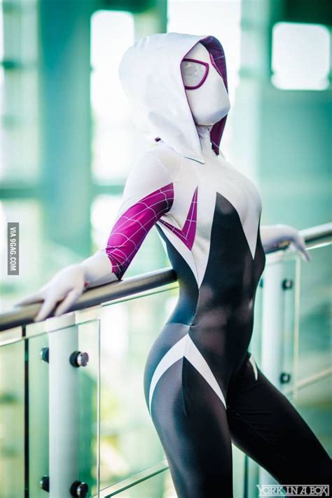 Beautiful Spider Gwen cosplay - 9GAG Gwen Spider, Spider Gwen Cosplay, Spider Girl, Cosplay ...