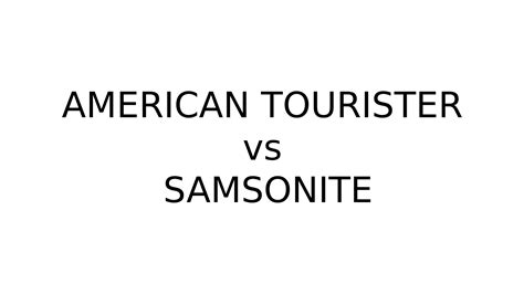 American Tourister vs Samsonite: Which Is The Better Luggage Brand ...