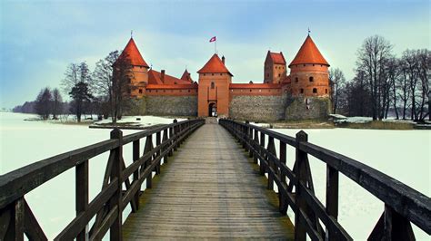 Trakai island castle | Castle, Medieval town, Lithuania travel