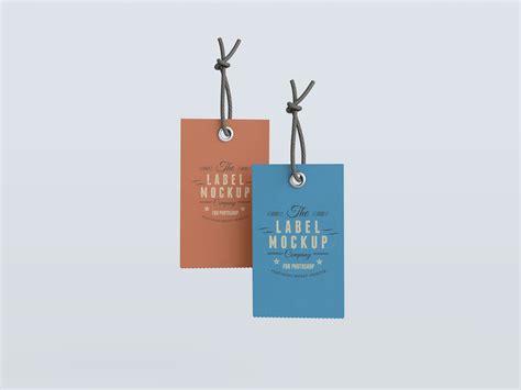 Free Clothing Label / Hang Tag Mockup PSD - Good Mockups