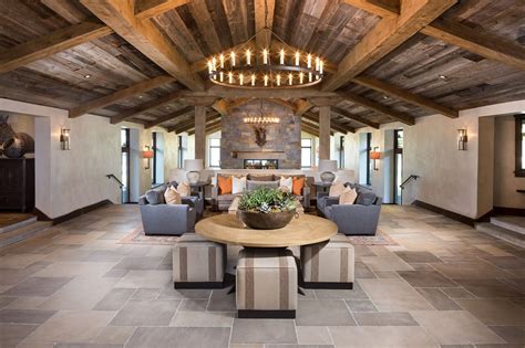 Tiffany Farha Design - The Ranch entry to great room. | Barndominium pictures, Barndominium ...