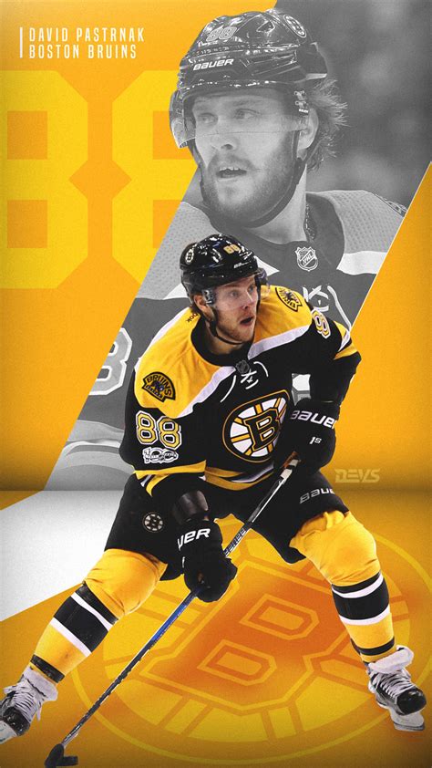 Download David Pastrnak Boston Bruins Right Wing Poster Art Wallpaper