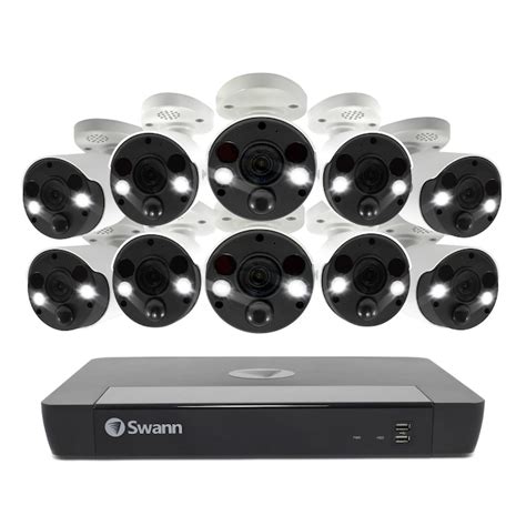 Swann Bullet Professional Series Hardwired Wired Outdoor Security Camera (10-Pack) in the ...