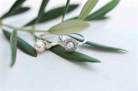 30 Pearl Engagement Rings For A Beautiful Romantic Look | Oh So Perfect Proposal