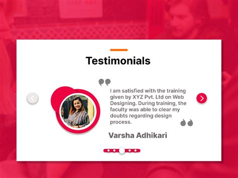 Testimonial Template | Figma