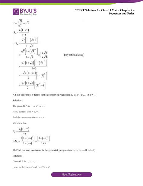 Sequences And Series Class Chapter Notes And Examples | My XXX Hot Girl