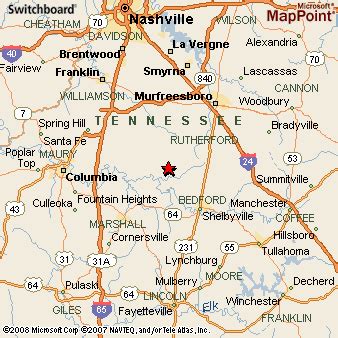 Where is Unionville, Tennessee? see area map & more