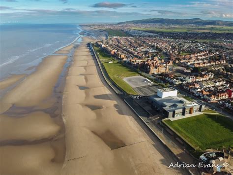 Rhyl Beach and Drone Sunset – Landscape Photography by Adrian Evans