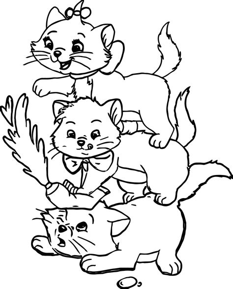 Aristocats Marie Coloring Pages at GetColorings.com | Free printable colorings pages to print ...