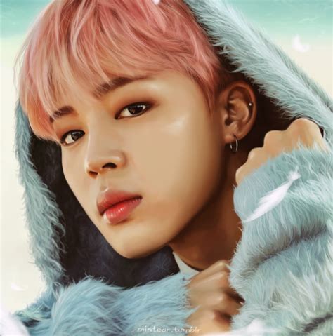 Trying out watercolor brush I recently downloaded~ Made in Clip Studio Paint. Jimin Fanart, Kpop ...