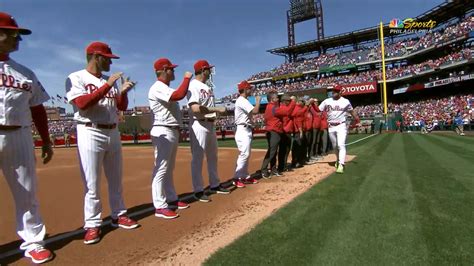 ATL@PHI: Phillies' Opening Day lineup introduced | 03/28/2019 | Philadelphia Phillies