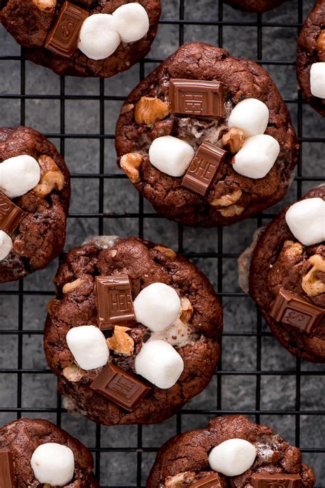 Rocky Road Cookies - Garnish & Glaze