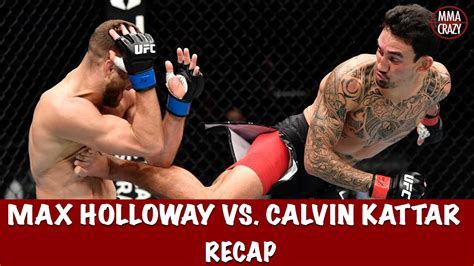 Max Holloway vs. Calvin Kattar Recap | UFC Fight Island 7 - YouTube