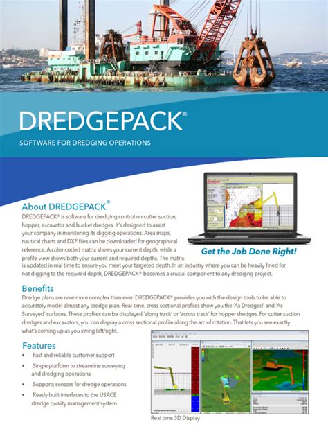 DREDGEPACK Brochure | PDF | Dredging | 3 D Computer Graphics