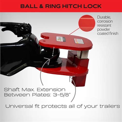 Ball & Ring Hitch Lock - H To O Supply