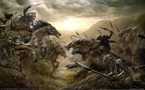 The Lord of the Rings Riders of Rohan Horse Drawing Battle Orc | Lord of the rings, Middle earth ...