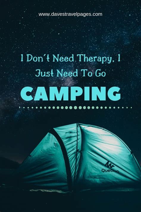 50 Inspiring Camping Quotes - Best Quotes About Camping