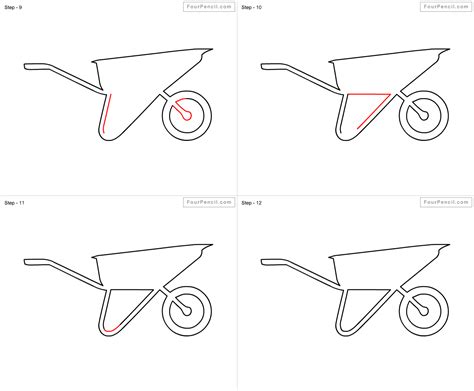 How to draw Wheelbarrow for kids | Drawings, Drawing tutorials for kids, Drawing for kids