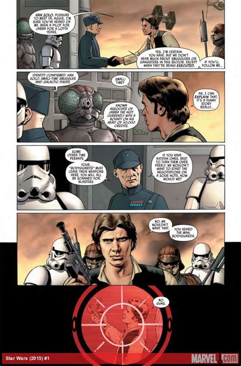 Star Wars #1 preview page 2 by John Cassaday (2015) Marvel Comics