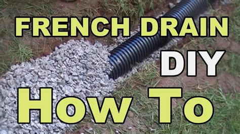 French Drain for Do It Yourself Homeowners How To Install a French Drain By Apple Drains ...