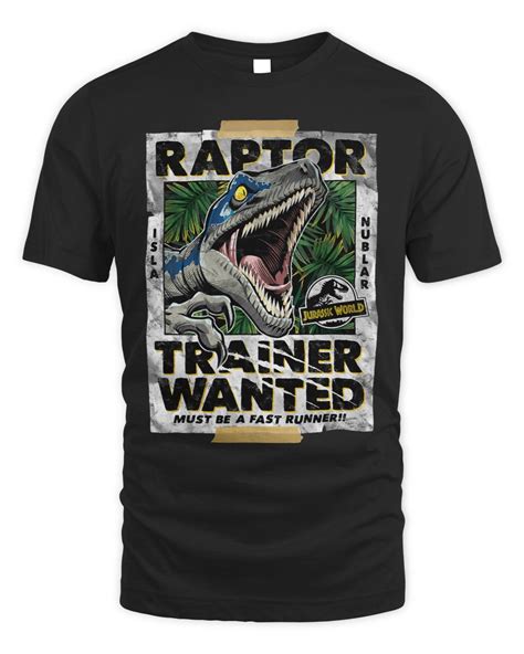 Jurassic World Raptor Trainer Wanted Poster | SenPrints