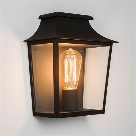 Astro Richmond 235 Black Outdoor Wall Light at UK Electrical Supplies.