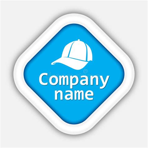 White cap logo stock vector. Illustration of sign, secure - 31513302