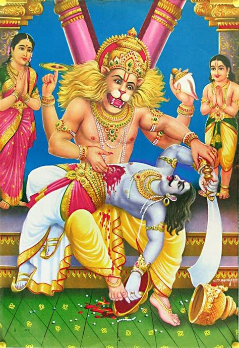 Narasimha Avatara - Incarnation of Vishnu