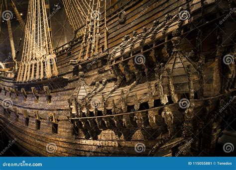 Naval ship Vasa editorial photo. Image of carved, viking - 115055881