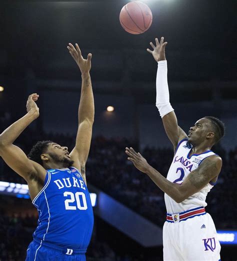 KU beats Duke in OT 2018 | Ku basketball, Rock chalk jayhawk, Kansas ...