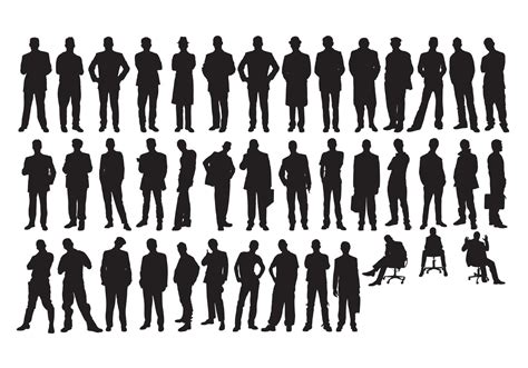 Vector Freebie - Man Silhouette - Download Free Vector Art, Stock Graphics & Images