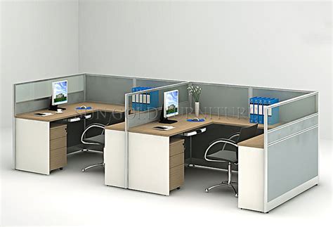 China Modern Office Furniture 2 Person Office Cubicle Workstation (SZ ...