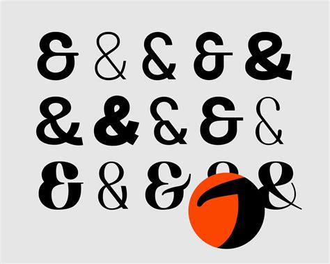 Ampersand in fonts & logo design