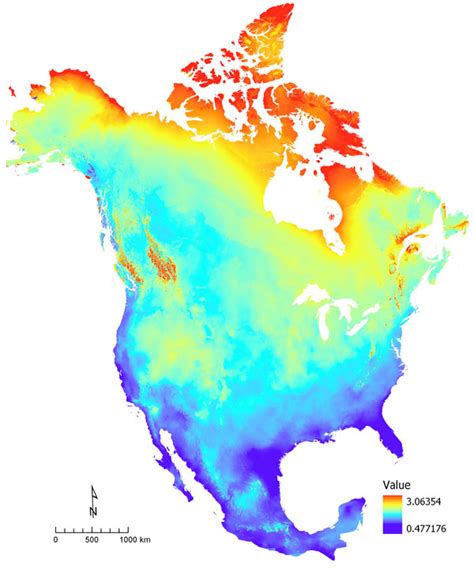 North America Map Climate