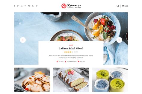 10+ Best Recipe Website Templates 🏆 2023 - RadiusTheme