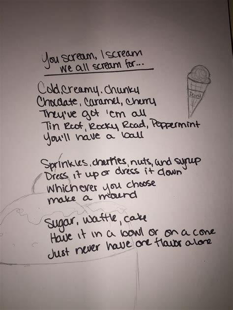 Poem - young, Ice Cream by acersovsky | Peppermint, Sprinkles, Poems