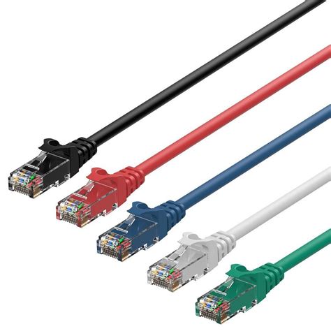 1.5m RJ45 Cat 6 Ethernet Patch LAN Network Cable 5-Pack | Ethernet ...