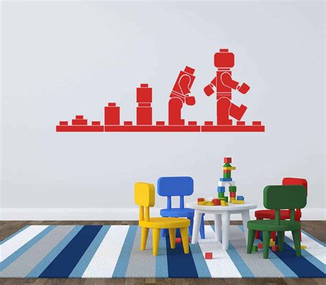 Lego evolution wall decal sticker