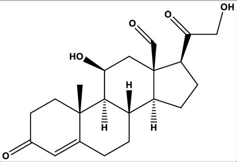 Chemical structure of Aldosterone | Download Scientific Diagram