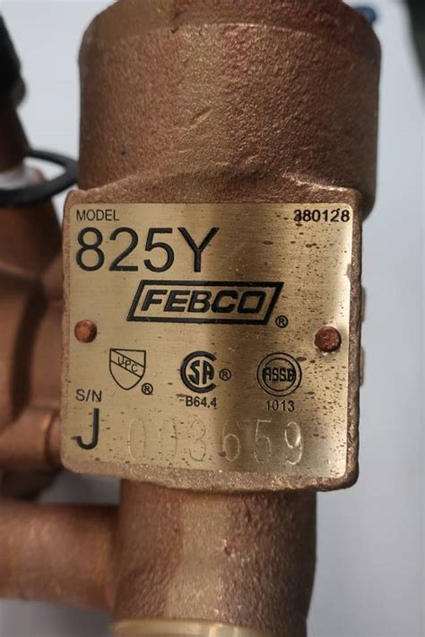 FEBCO 825Y REDUCED PRESSURE ZONE BACKFLOW PREVENTER 1IN NPT