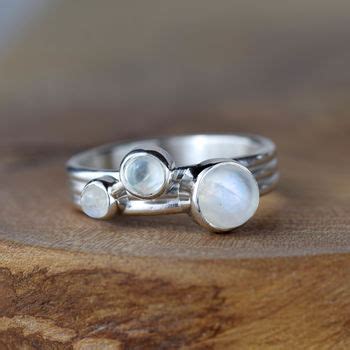 Snowdrift Sterling Silver Moonstone Ring By Alison Moore Designs ...