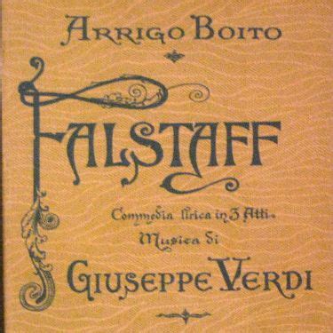 Falstaff (Opera) Plot & Characters | StageAgent