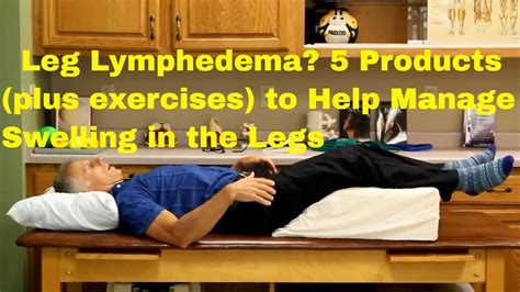 Exercises For Lymphoedema Of The Leg - Exercise Poster