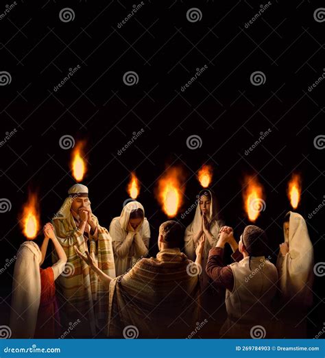 Prayer for the Day of Pentecost. Baptism with the Holy Spirit Stock ...