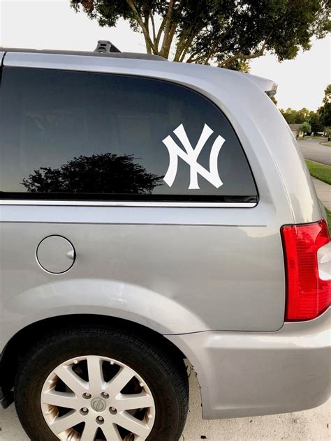 New York Yankees Vinyl Decal Yankees Car Window Decal New | Etsy